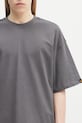 Хлопковая футболка Alpha Industries Studio Edition T серый 156550