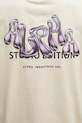 Bavlněné tričko Alpha Industries Studio Edition BP T béžová 156553