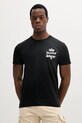 Odzież Alpha Industries t-shirt bawełniany Aloha T BP 156530 czarny