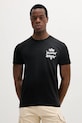 Îmbrăcăminte Alpha Industries tricou din bumbac Aloha T BP 156530 negru