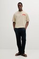 Alpha Industries tricou din bumbac Hawaii Aloha T BP 156535 bej SS25