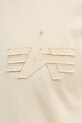 Alpha Industries t-shirt bawełniany Coach T BE 156538 beżowy