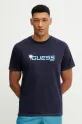 Guess t-shirt bawełniany nadruk granatowy F5GI06.I3Z14