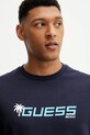 Хлопковая футболка Guess тёмно-синий F5GI06.I3Z14