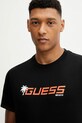 Guess tricou din bumbac negru F5GI06.I3Z14