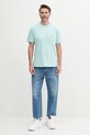Бавовняна футболка Guess F5GI09.KA260 бірюзовий SS25