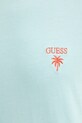 Бавовняна футболка Guess F5GI09.KA260 бірюзовий