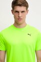 Puma t-shirt treningowy Essentials Solid cat Tee zielony 525908
