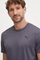Puma tricou de antrenament Essentials Solid cat Tee gri 525908