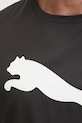 Tréningové tričko Puma Tad Essentials Solid Cat čierna 525921