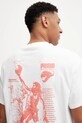 Puma tricou din bumbac The First Buckets alb 630666