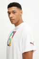 Îmbrăcăminte Puma tricou din bumbac Dylan Exhibit 630673 alb