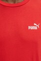 Хлопковая футболка Puma Essential Logo 682534 красный