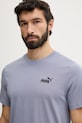 Βαμβακερό μπλουζάκι Puma μωβ 682535