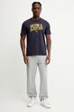 Puma tricou din bumbac 684643 bleumarin SS25