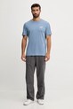 Puma t-shirt bawełniany 684674 niebieski AW25