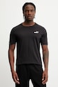 Puma t-shirt in cotone applique nero 684674
