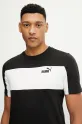 Puma t-shirt bawełniany czarny 684685