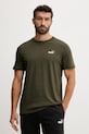 Bavlněné tričko Puma zelená 684717