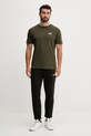 Puma t-shirt bawełniany 684717 zielony AW25