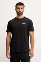 Puma t-shirt bawełniany czarny 684717