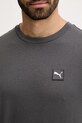 Puma t-shirt bawełniany ESS ELEVATED 684726 szary