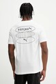 Oblečení Bavlněné tričko Puma GRAPHICS 3 Circles 684834 bílá