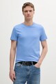 Βαμβακερό lounge t-shirt Calvin Klein Underwear 3-pack κανονικό μωβ LV00NB4051