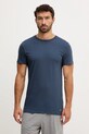 Ρούχα Βαμβακερό lounge t-shirt Calvin Klein Underwear 3-pack LV00NB4051 τιρκουάζ