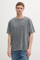 Bavlnené tričko Calvin Klein Underwear relaxed sivá LV00NM2896