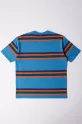 by Parra t-shirt bawełniany Script striped 53210 niebieski SS25