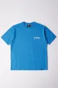 by Parra t-shirt bawełniany The blob nadruk niebieski 53215.
