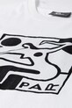 by Parra tricou din bumbac Ball sports 53221 alb SS25