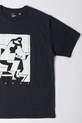 by Parra t-shirt bawełniany The confession 53311 czarny SS25