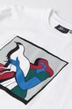 Odzież by Parra t-shirt bawełniany Look at it 53301.. biały
