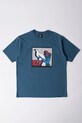 by Parra t-shirt Look at it okrągły niebieski 53300.