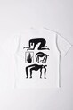 by Parra t-shirt bawełniany Yoga discounts 53405. biały SS25