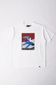 by Parra cotton t-shirt Into nowhere round neck white 53410
