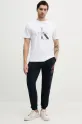 Calvin Klein Jeans t-shirt bawełniany J30J327483 biały SS25