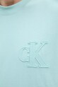 Бавовняна футболка Calvin Klein Jeans J30J327494 бірюзовий