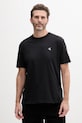 Pamučna majica Calvin Klein Jeans J30J327523 crna SS25