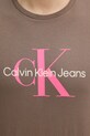 Calvin Klein Jeans t-shirt in cotone LV040EM286 marrone