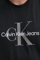 Хлопковая футболка Calvin Klein Jeans LV040EM286 чёрный
