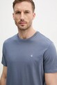 Oblečenie Bavlnené tričko Calvin Klein Jeans LV040HM265 modrá