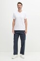 Бавовняна футболка Calvin Klein Jeans LV040HM298 білий SS25
