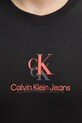 Pamučna majica Calvin Klein Jeans J30J327469 crna