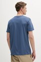 Bombažna kratka majica Calvin Klein Jeans J30J327522 modra SS25