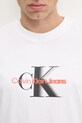 Bavlnené tričko Calvin Klein Jeans biela J30J327471