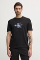 Бавовняна футболка Calvin Klein Jeans чорний J30J327471