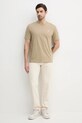 Calvin Klein Jeans t-shirt bawełniany J30J327473 beżowy SS25